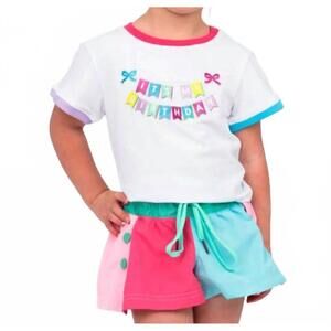 NEW AZARHIA color block shorts in pinks and blues